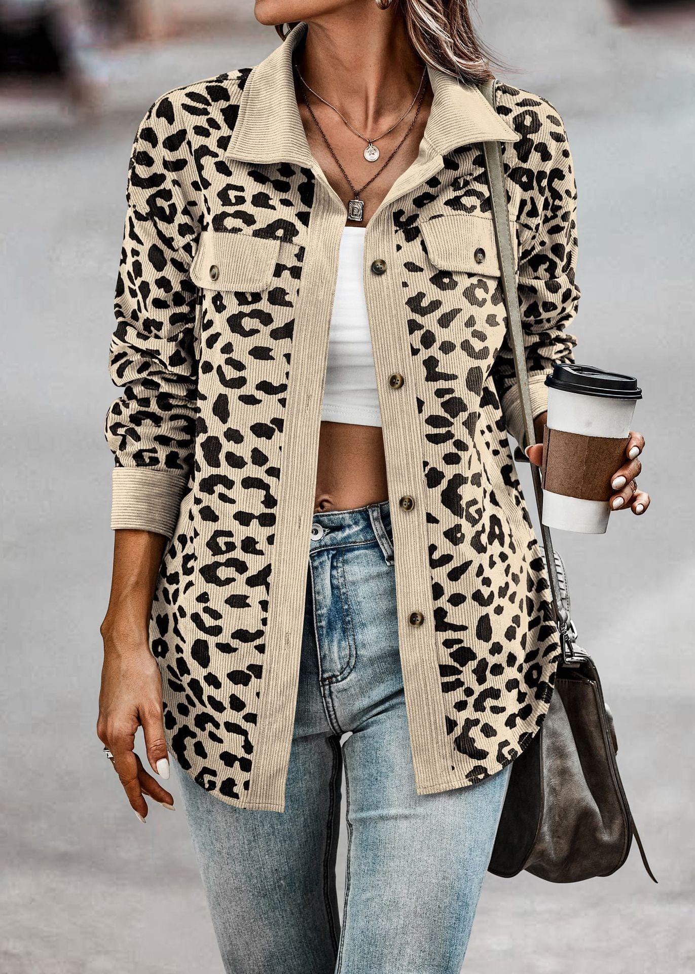 Harper - Leopard Jacket - Chic - High Quality Seasonal Collection - Perfect for Casual days