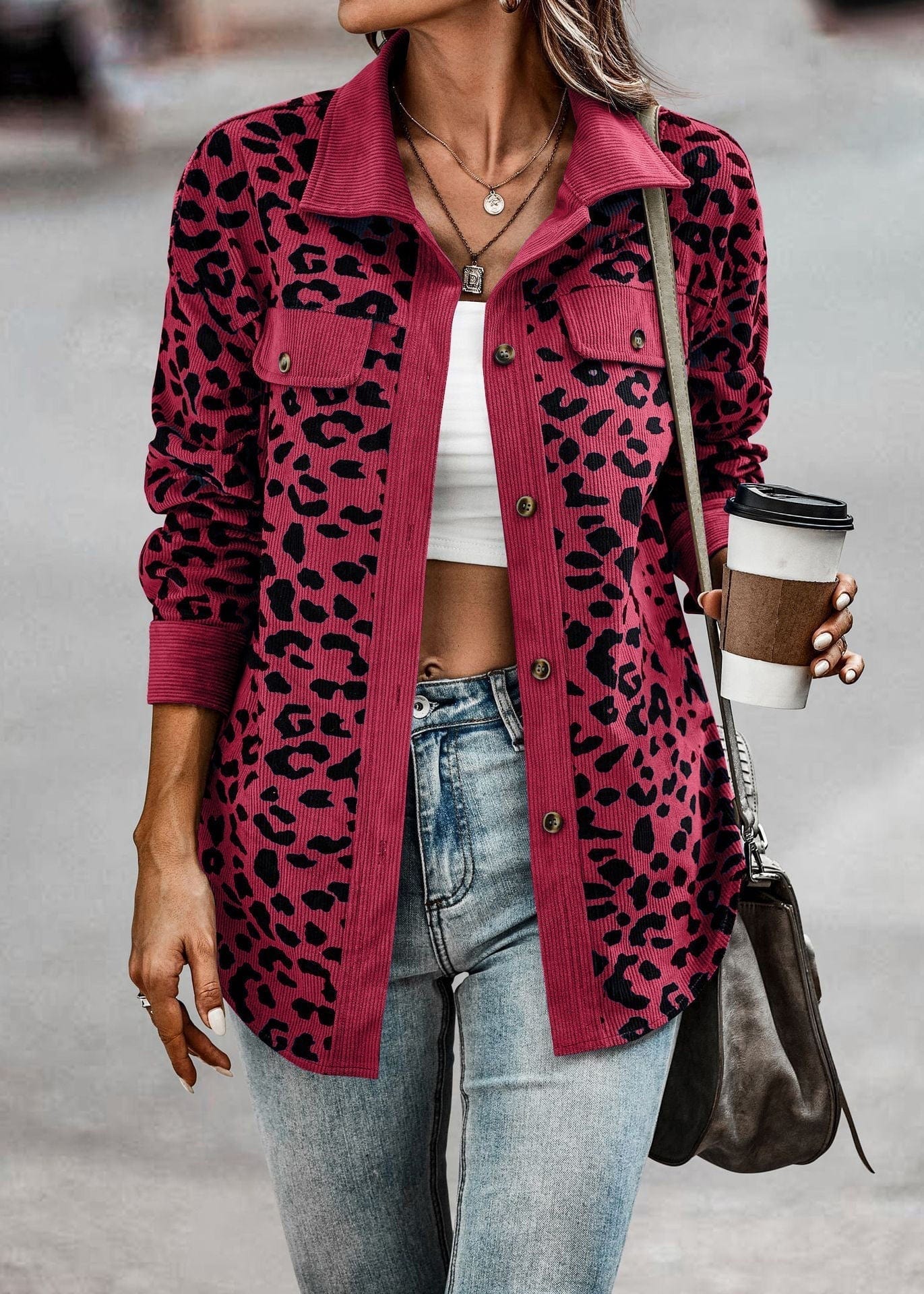 Harper - Leopard Jacket - Chic - High Quality Seasonal Collection - Perfect for Casual days