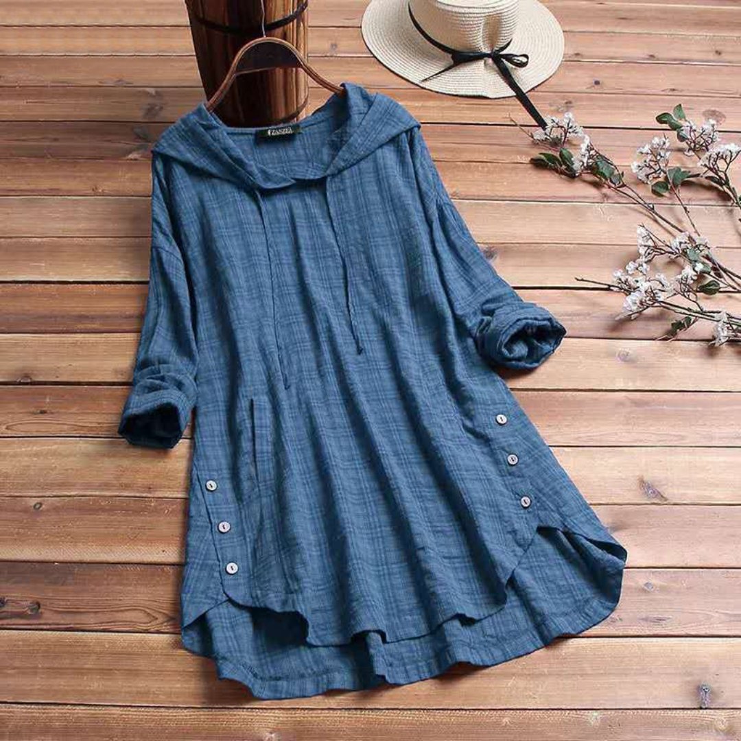 Women's Elegant Tunic Dress with Hood