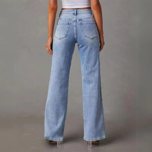 Jeanne - Flared Jeans - Chic/Elegant - Fashionable - For Everyday Wear