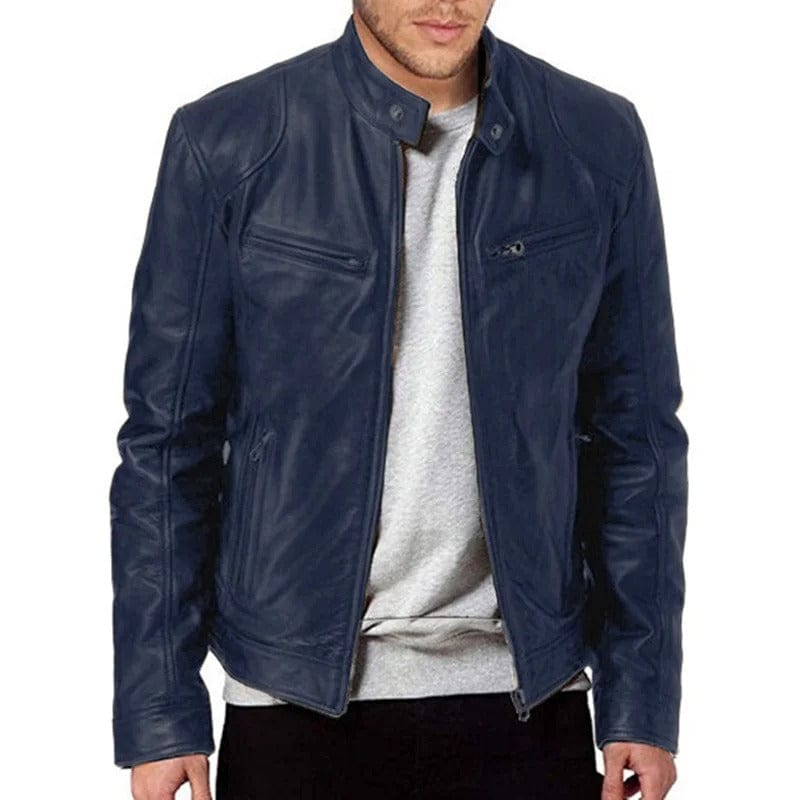 Garreth - Men's Leather Jacket - Casual - Made for Comfort - Ideal for Winter