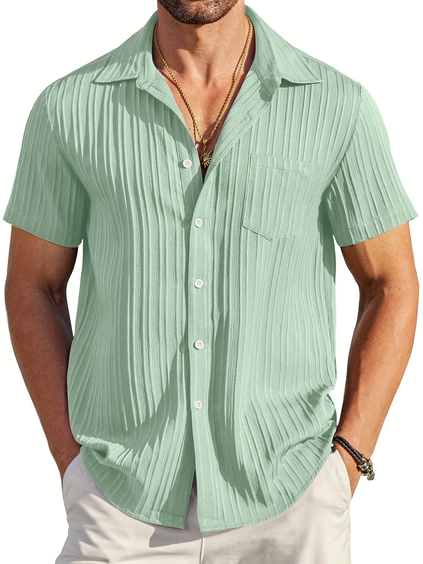 Eric - Button Down Shirt - Casual - Fashionable - Perfect for Casual Days