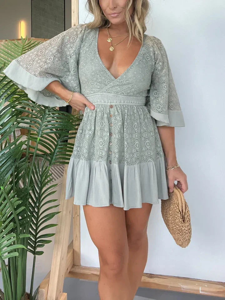 Women’s Summer Boho Mini Dress | Ideal for Summer