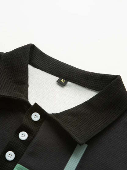 Men's Trendy Polo Shirt with Button Detail | Ideal for Spring/Summer