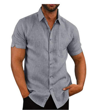 Duane - Men Short Sleeved Shirt - Casual - Lightweight - For Everyday Wear