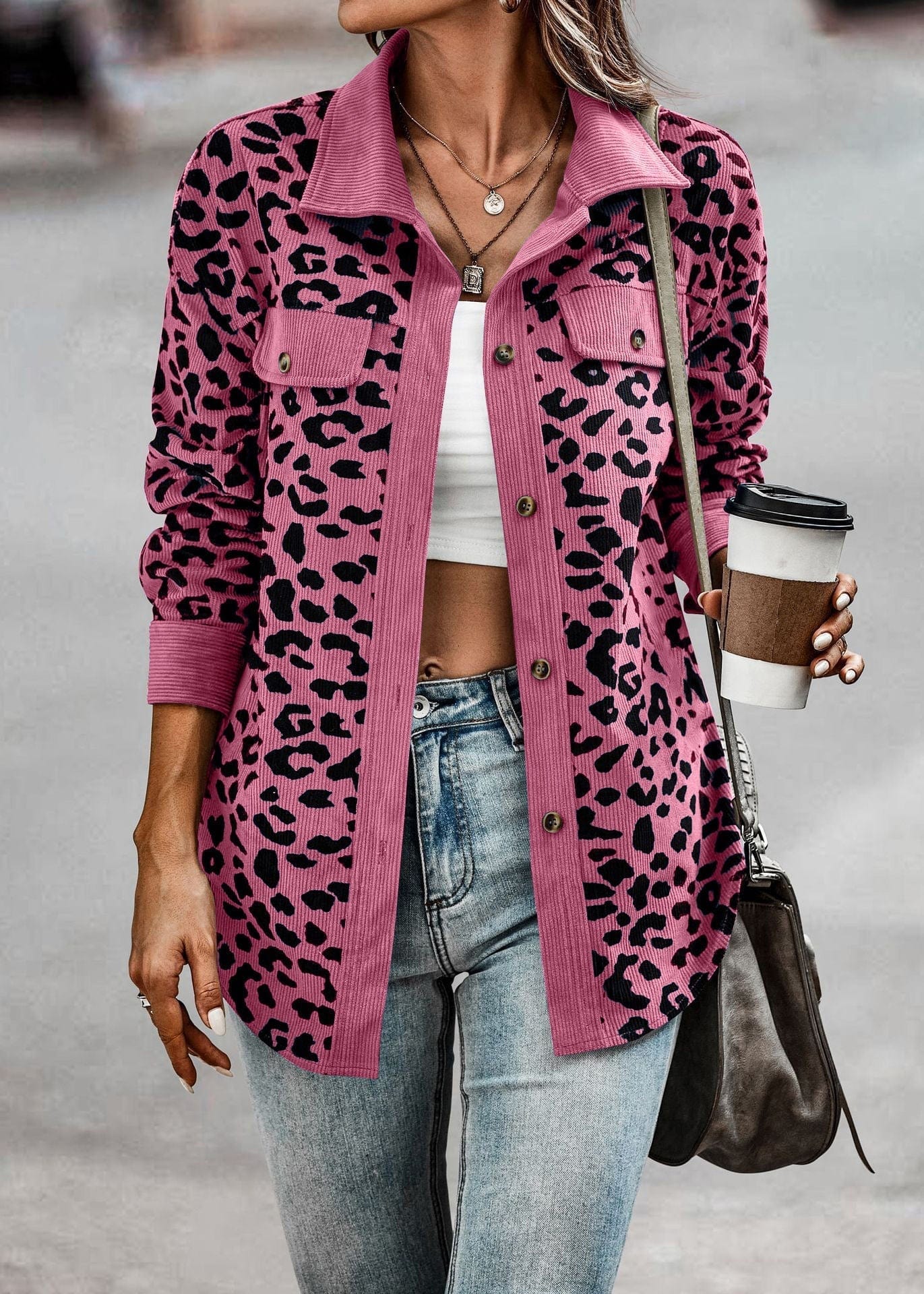 Harper - Leopard Jacket - Chic - High Quality Seasonal Collection - Perfect for Casual days