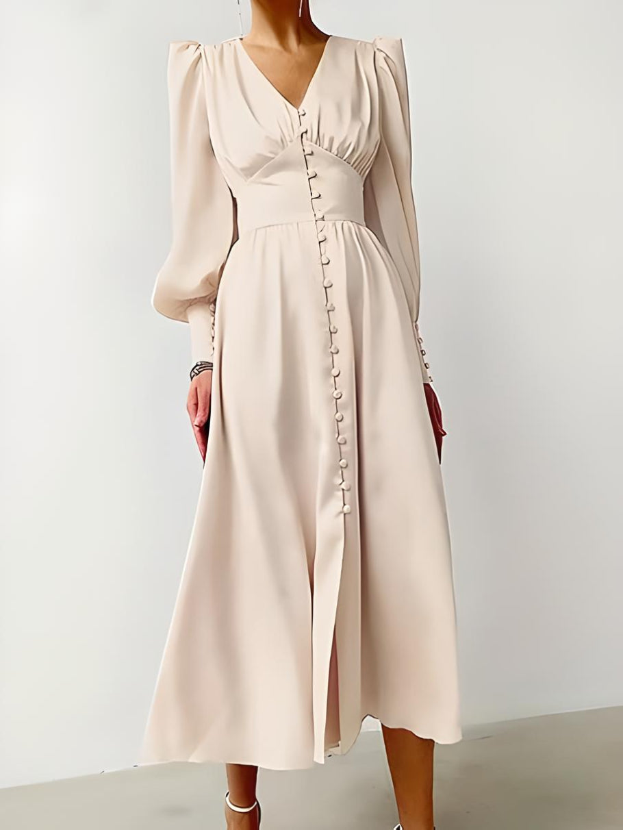 Chic and Elegant Satin Dress | Ideal for Formal Occasions