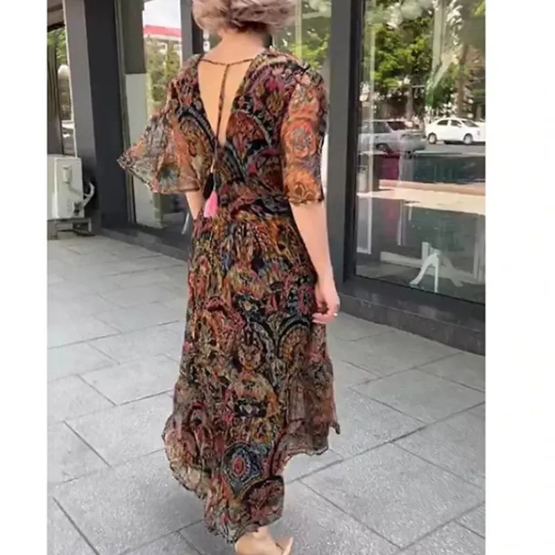 Women's Summer Elegant Long Dress | Ideal for Summer