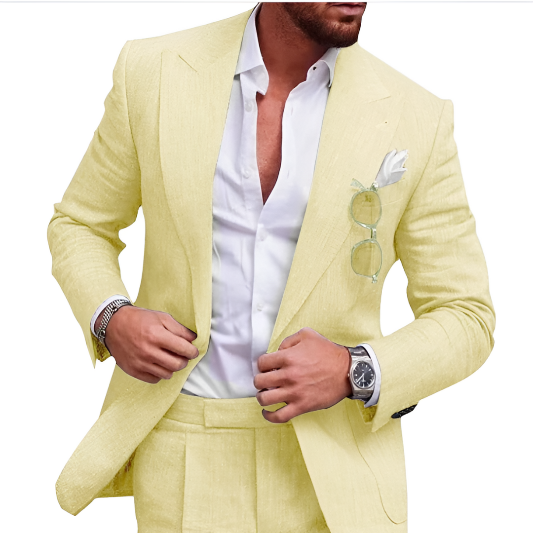 Doug - Elegant Two Piece Wedding Suit - For Men | Luxurious Appearance