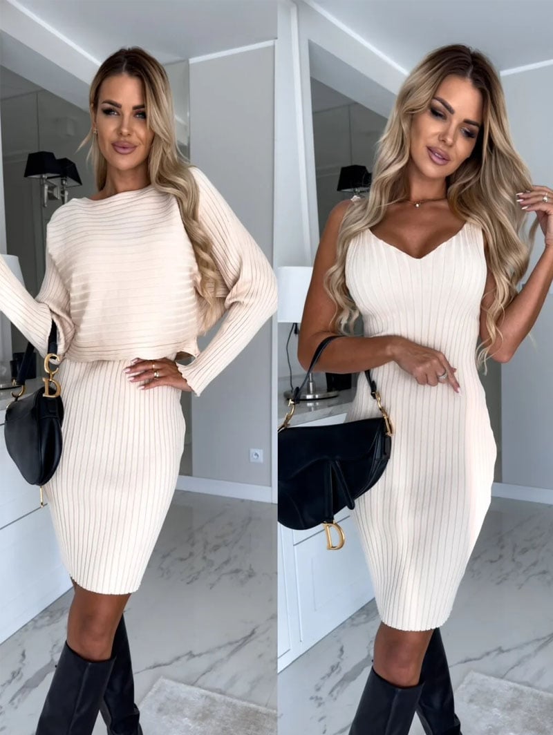 Women's Sweater Two-Piece Set