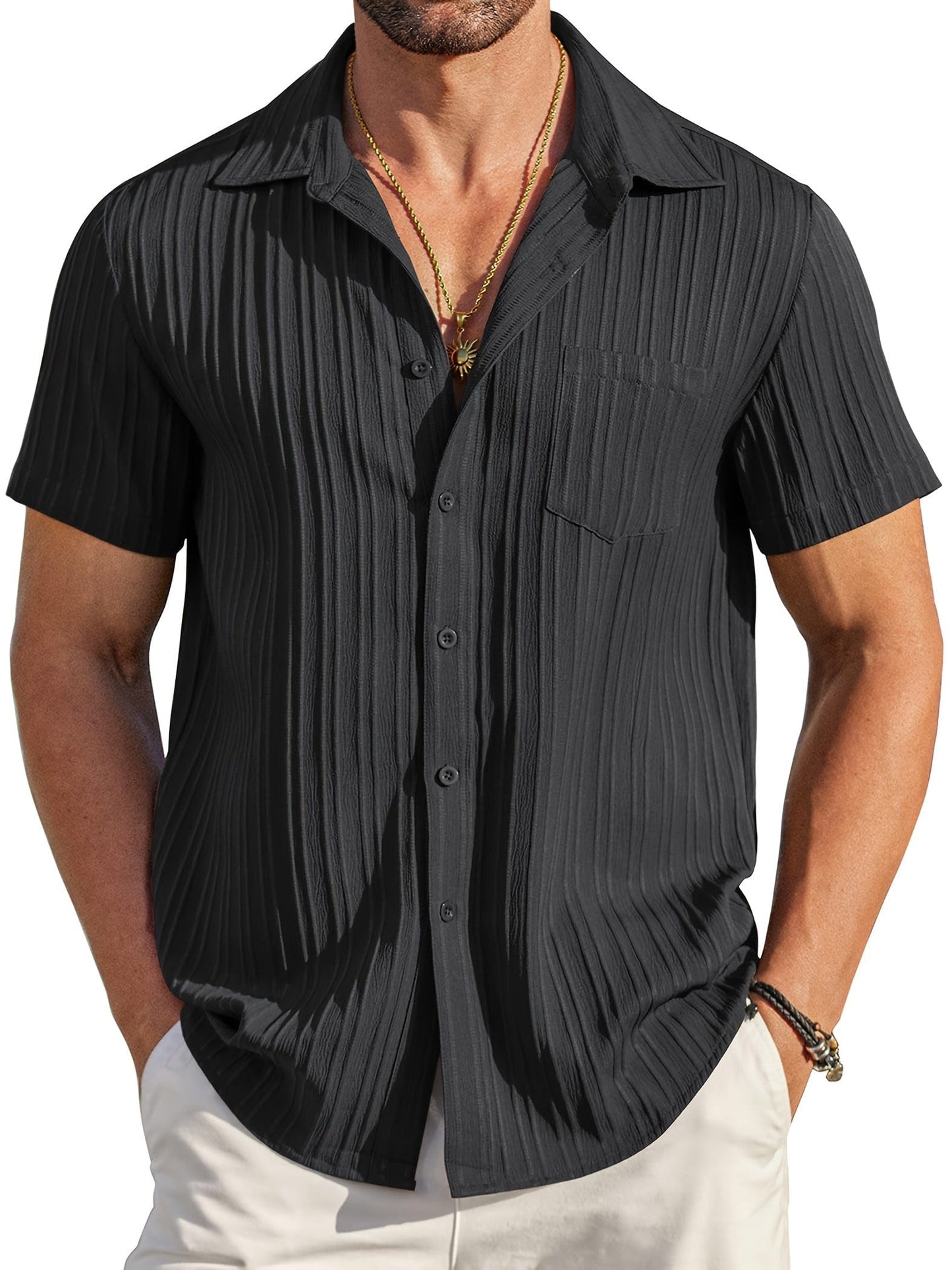 Eric - Button Down Shirt - Casual - Fashionable - Perfect for Casual Days