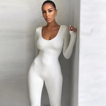 Women's Stylish Solid Colour Catsuit | Ideal for Summer