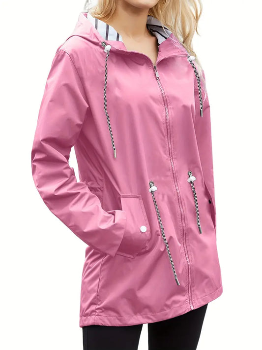 Angela - Lightweight Raincoat - Outdoor - Waterproof - Ideal for Winter