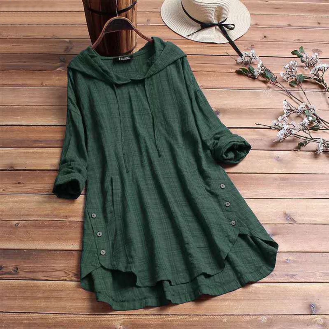 Women's Elegant Tunic Dress with Hood