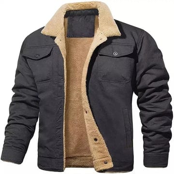 Joseph - Men's Wool Bomber Jacket - Outdoor - Fashionable - Ideal for Winter