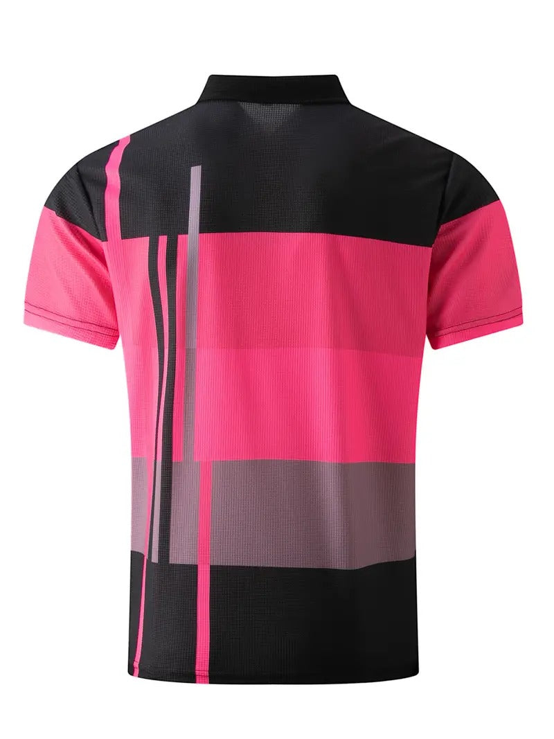 Men's Trendy Polo Shirt with Button Detail | Ideal for Spring/Summer