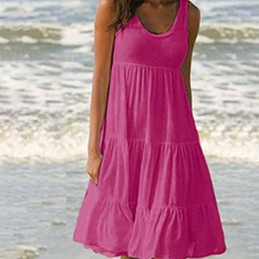 Women's Classic Sleeveless Summer Dress | Ideal for Winter