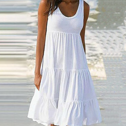 Women's Classic Sleeveless Summer Dress | Ideal for Winter