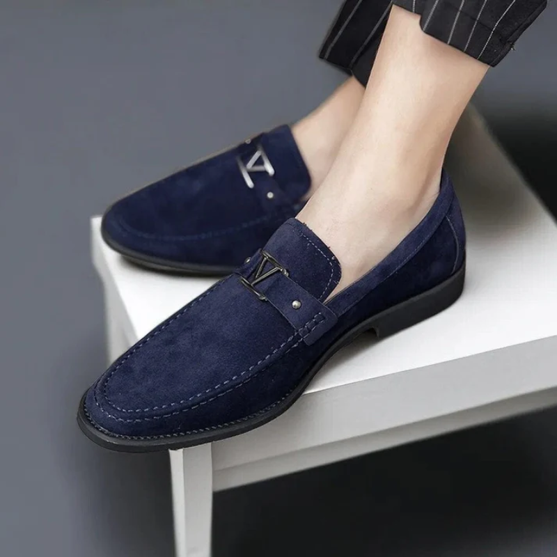 Axel - Suede Leather Loafers - Casual - Made for Comfort - For Everyday Wear