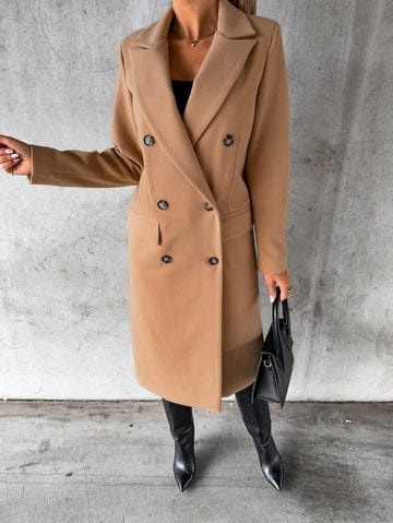 Lianne - Long Coat - Elegant - Seasonal Collection - Ideal for Autumn