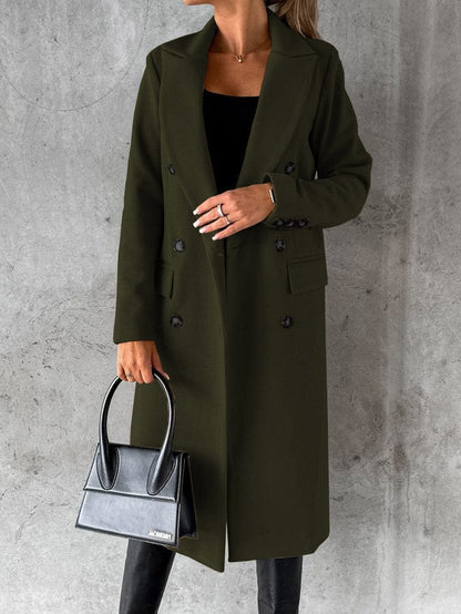 Lianne - Long Coat - Elegant - Seasonal Collection - Ideal for Autumn