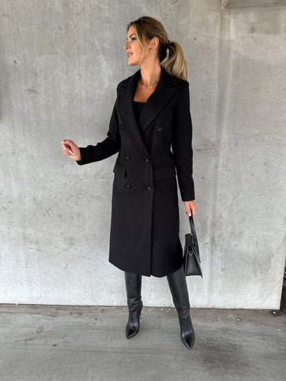 Lianne - Long Coat - Elegant - Seasonal Collection - Ideal for Autumn