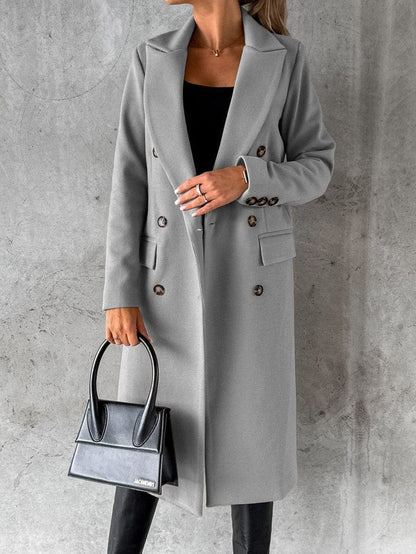 Lianne - Long Coat - Elegant - Seasonal Collection - Ideal for Autumn