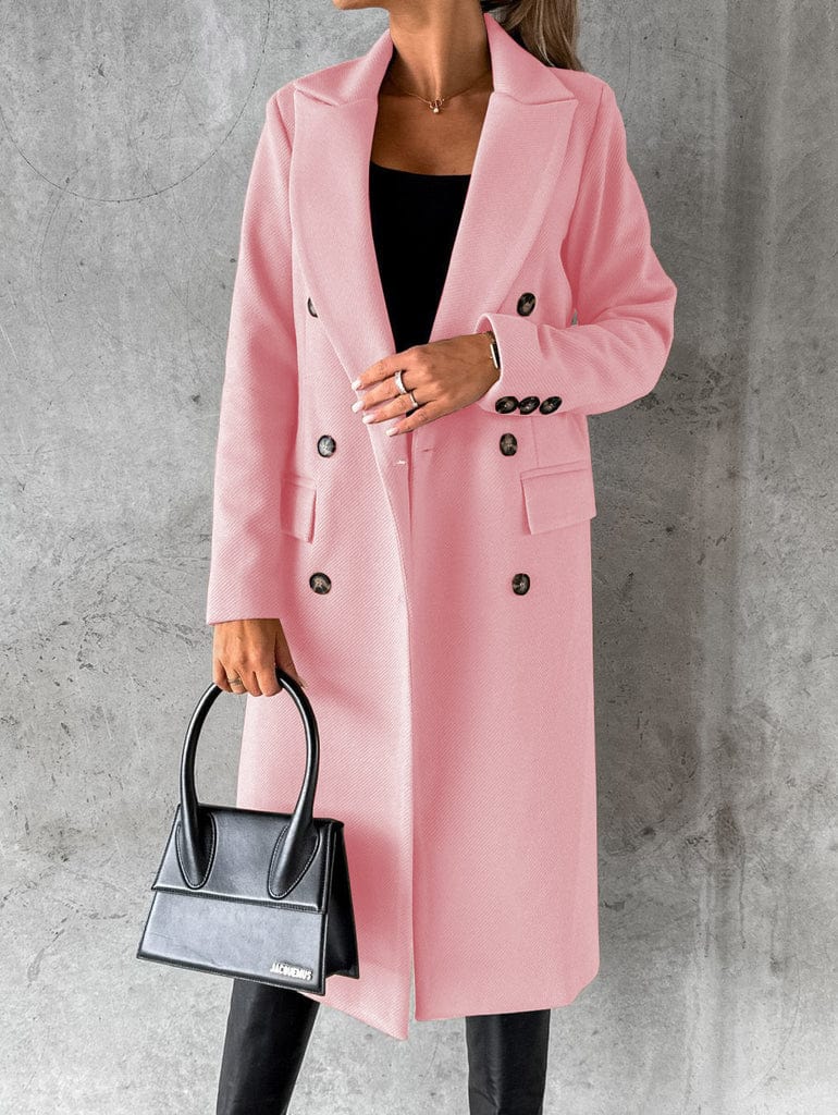 Lianne - Long Coat - Elegant - Seasonal Collection - Ideal for Autumn