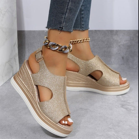 Brandy - Wedge Sandals - Casual - Made for Comfort - For Everyday Wear