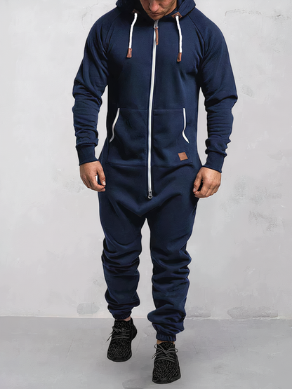 Andy - Men's Hooded Jumpsuit - Sporty - Made for Comfort - Perfect for Outdoor Activities