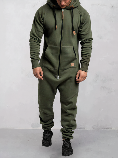 Andy - Men's Hooded Jumpsuit - Sporty - Made for Comfort - Perfect for Outdoor Activities