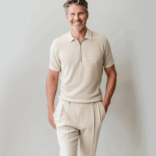 Darryl - Polo and Pants Set - Casual - Made for Comfort - Everyday Wear