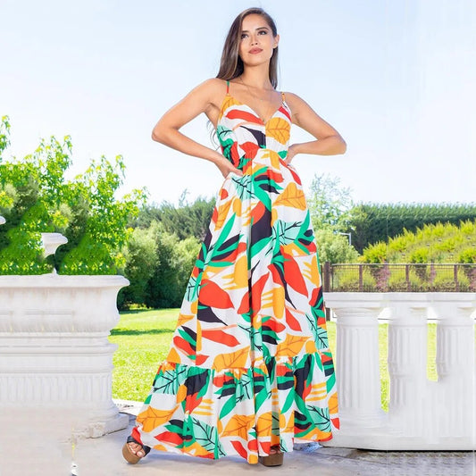 Women's Summer Elegant Maxi Dress | Ideal for Summer