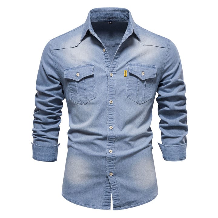 Javier - Denim Shirt - Casual - Made for Comfort - For Everyday Wear