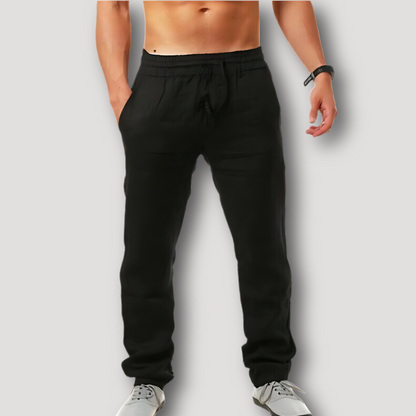 Benjamin - Summer Straight Trousers - Casual - Lightweight - Ideal for Summer