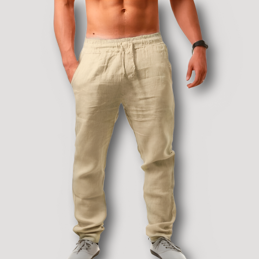 Benjamin - Summer Straight Trousers - Casual - Lightweight - Ideal for Summer