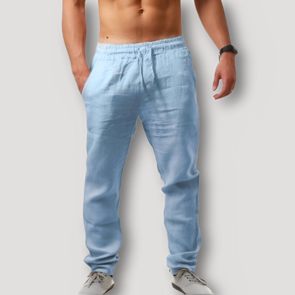 Benjamin - Summer Straight Trousers - Casual - Lightweight - Ideal for Summer