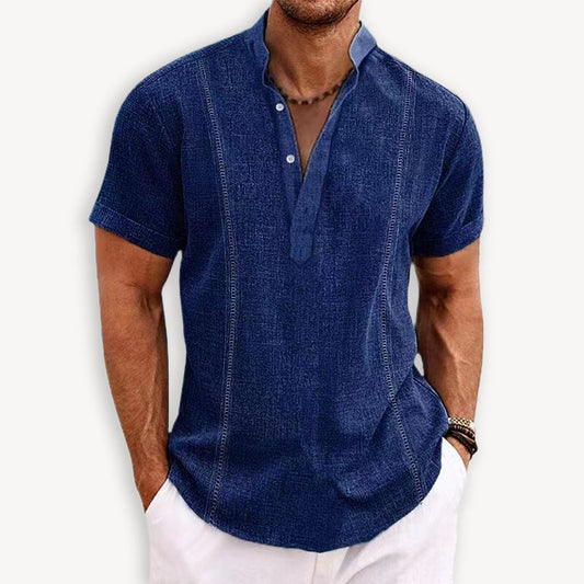 Emanuel - Men’s Polo Shirt - Casual - Trendy - Everyday Wear