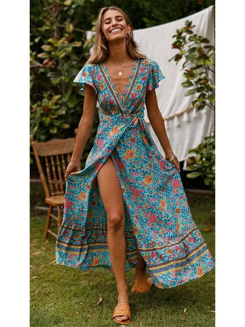 Women’s Summer Boho Maxi Dress | Ideal for Summer