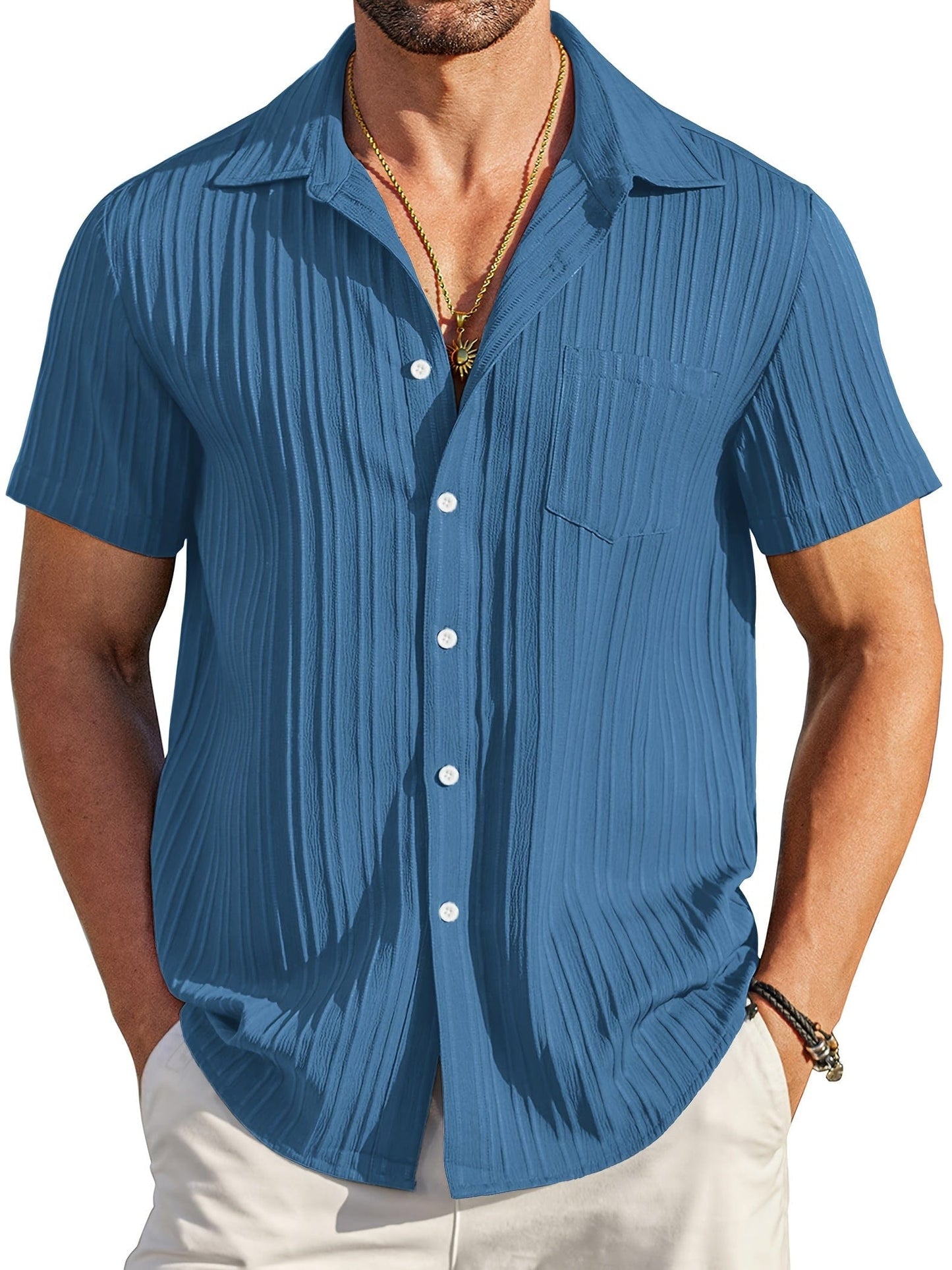 Eric - Button Down Shirt - Casual - Fashionable - Perfect for Casual Days