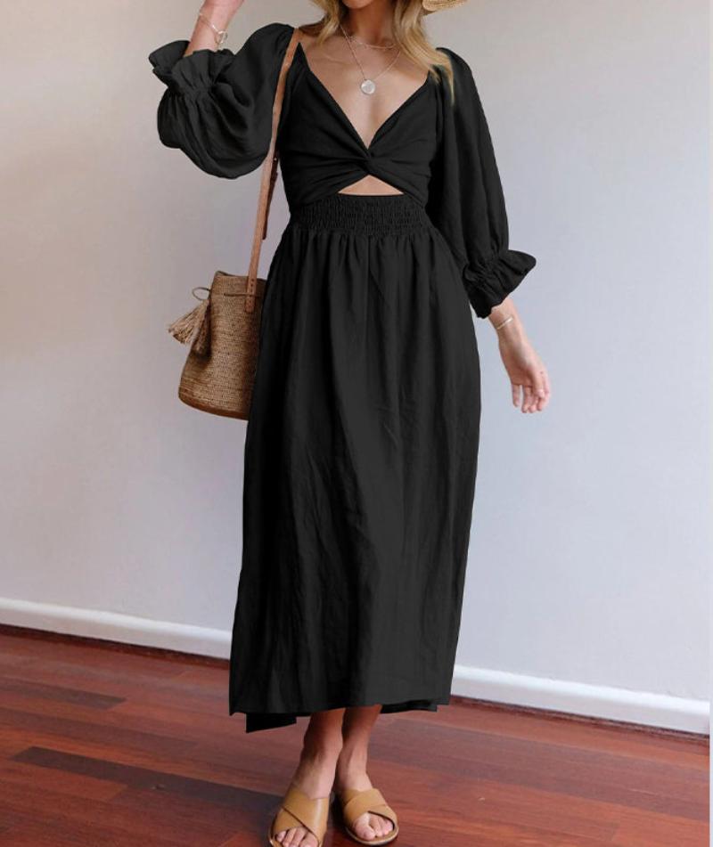 Women's Summer Midi Dress with Ruffles | Ideal for Summer