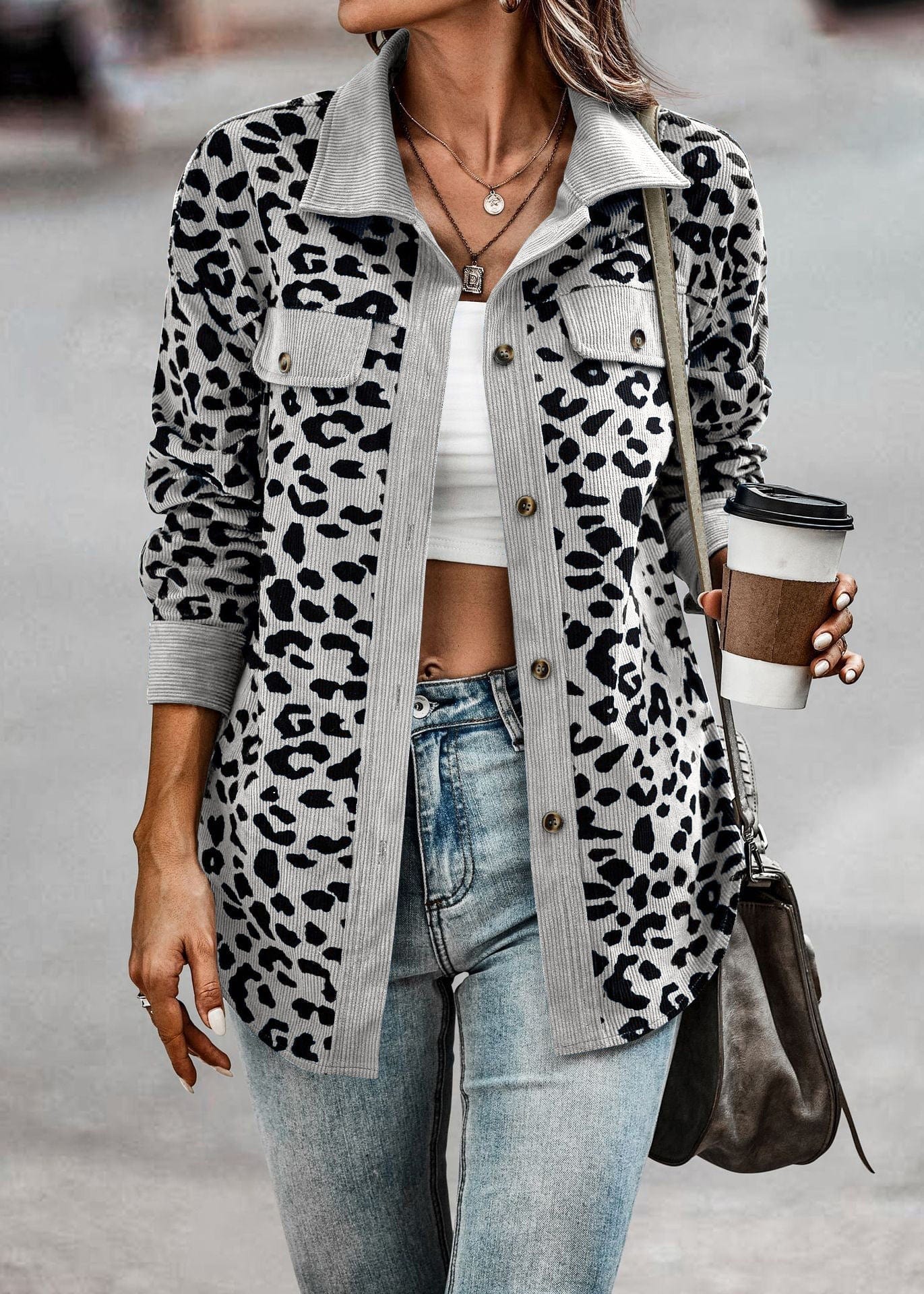 Harper - Leopard Jacket - Chic - High Quality Seasonal Collection - Perfect for Casual days