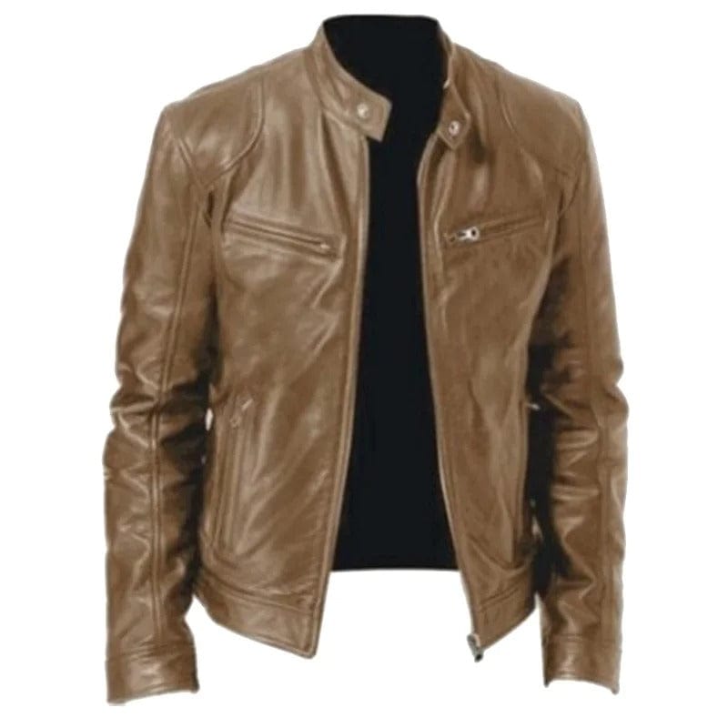 Garreth - Men's Leather Jacket - Casual - Made for Comfort - Ideal for Winter