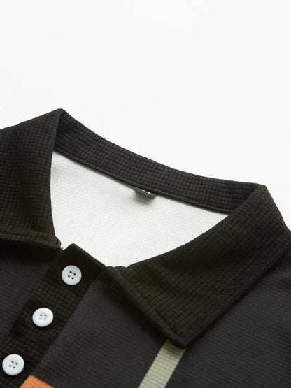 Men's Trendy Polo Shirt with Button Detail | Ideal for Spring/Summer