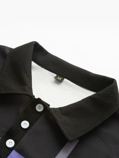 Men's Trendy Polo Shirt with Button Detail | Ideal for Spring/Summer