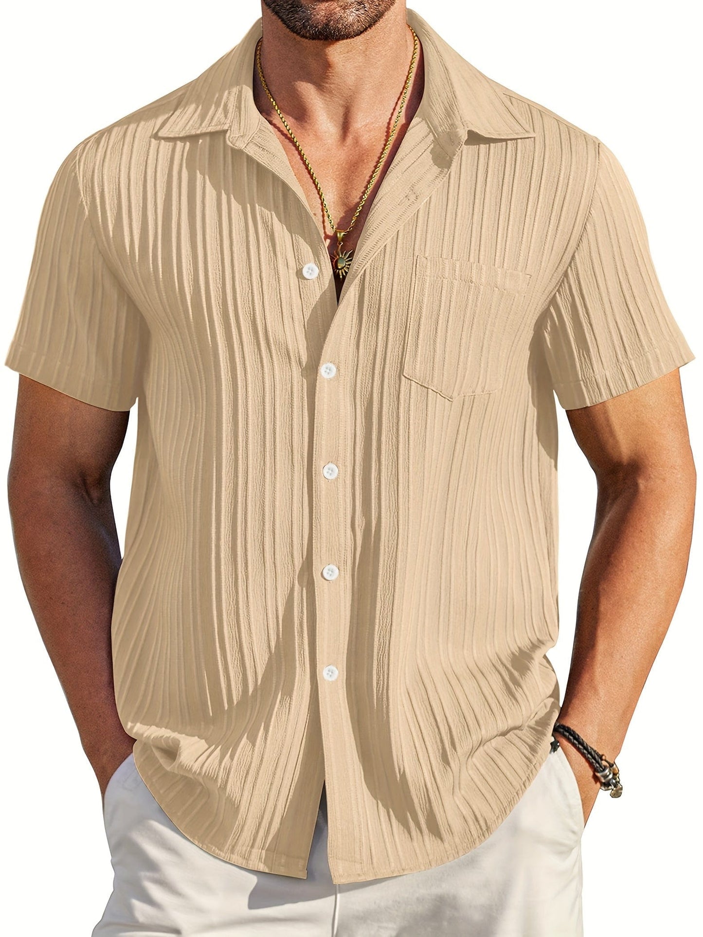 Eric - Button Down Shirt - Casual - Fashionable - Perfect for Casual Days