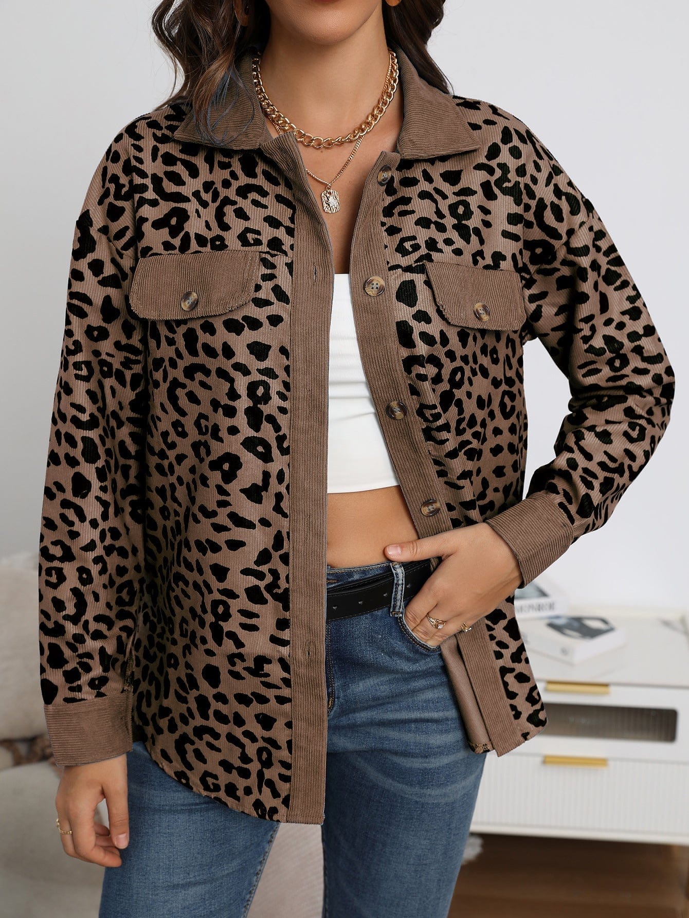 Harper - Leopard Jacket - Chic - High Quality Seasonal Collection - Perfect for Casual days