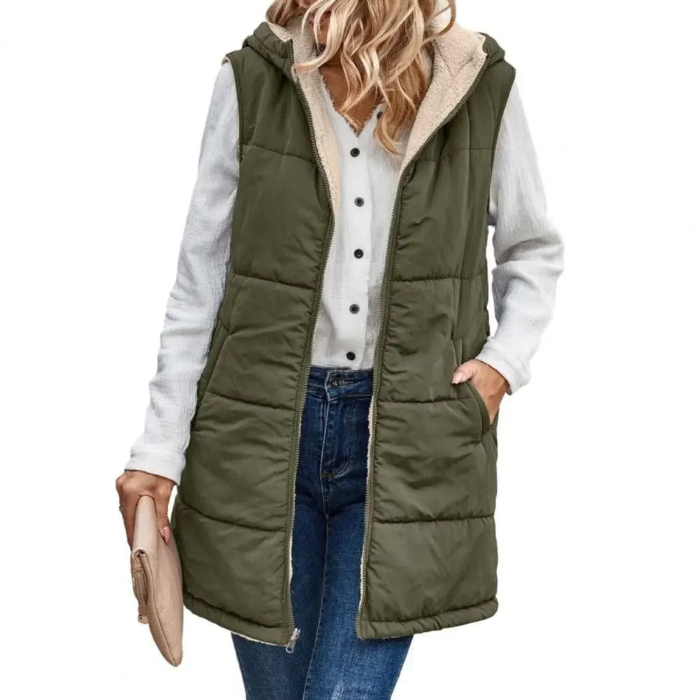 Mikayla - Hooded Vest - Chic - Premium Material - Ideal for Winter