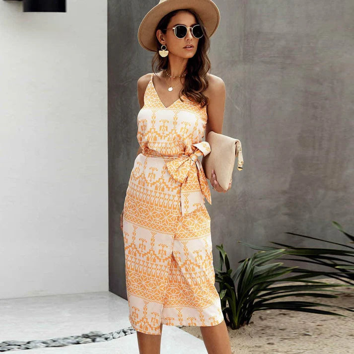 Women’s Summer Elegant Midi Dress | Ideal for Summer