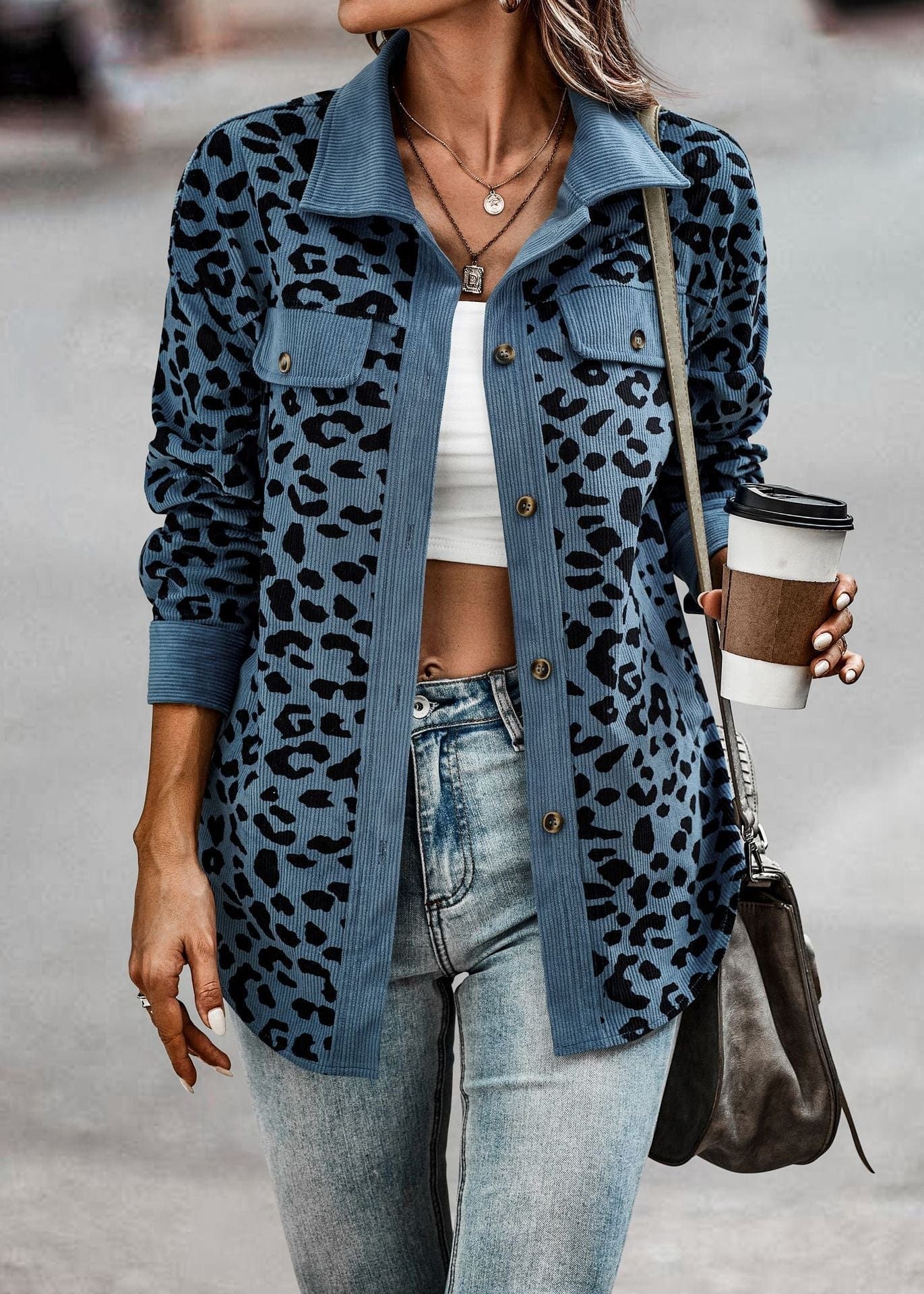 Harper - Leopard Jacket - Chic - High Quality Seasonal Collection - Perfect for Casual days